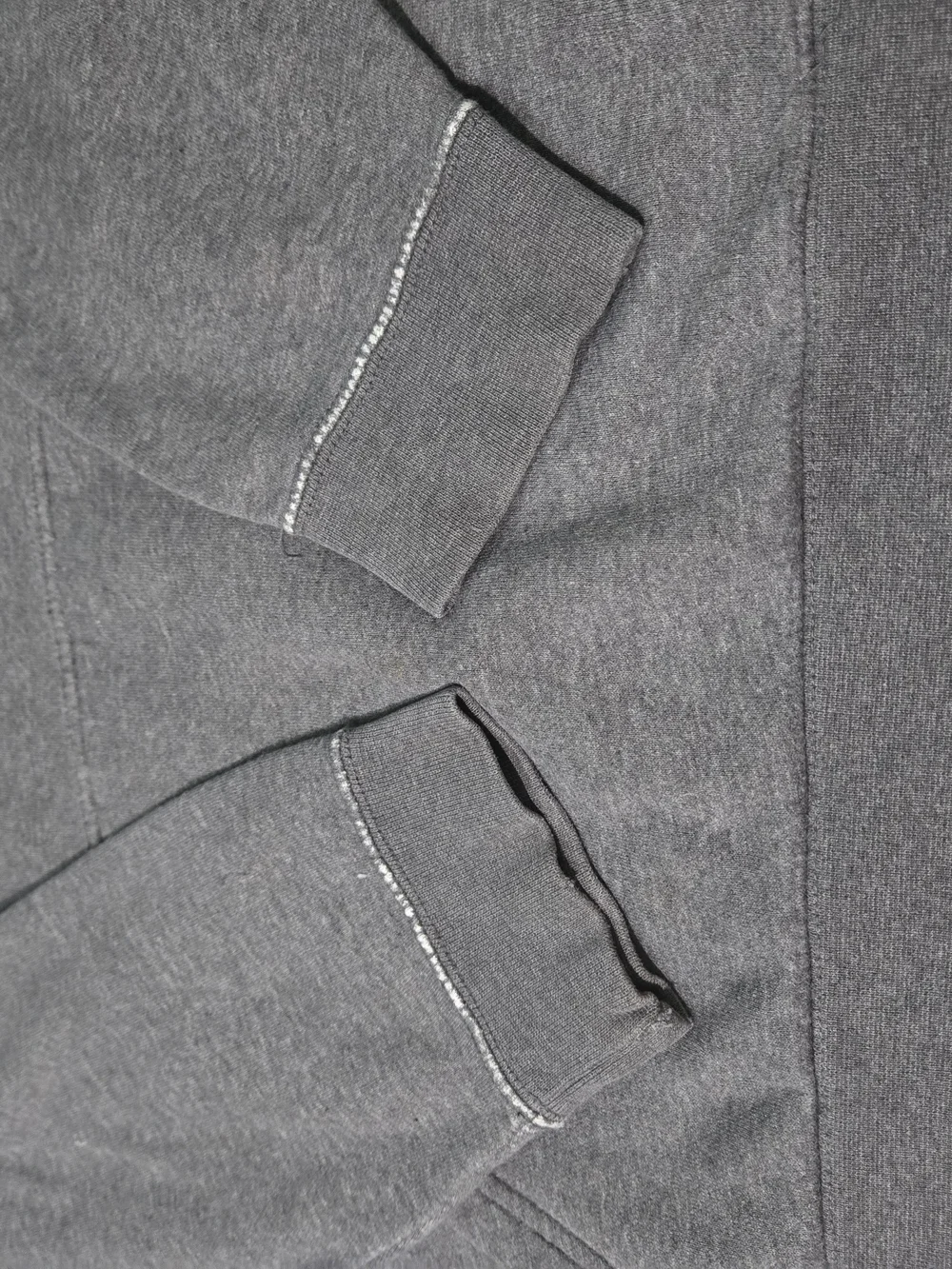 Nike Men's Gray Pullover Hoodie XL Solid Fleece Cotton Blend Logo Pockets *Read